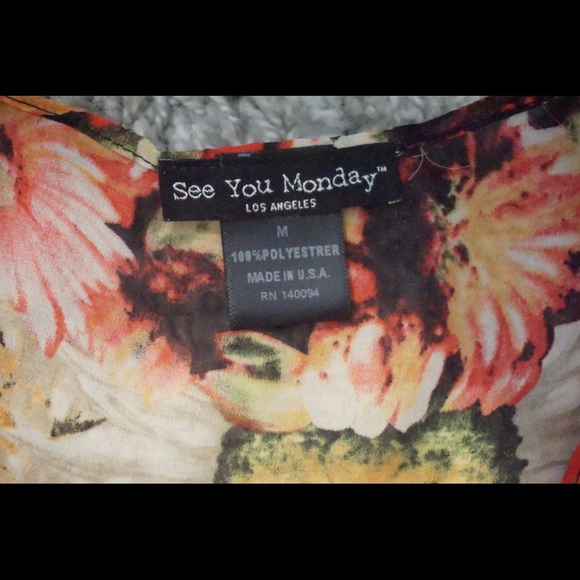 Floral cover up - Picture 2 of 4